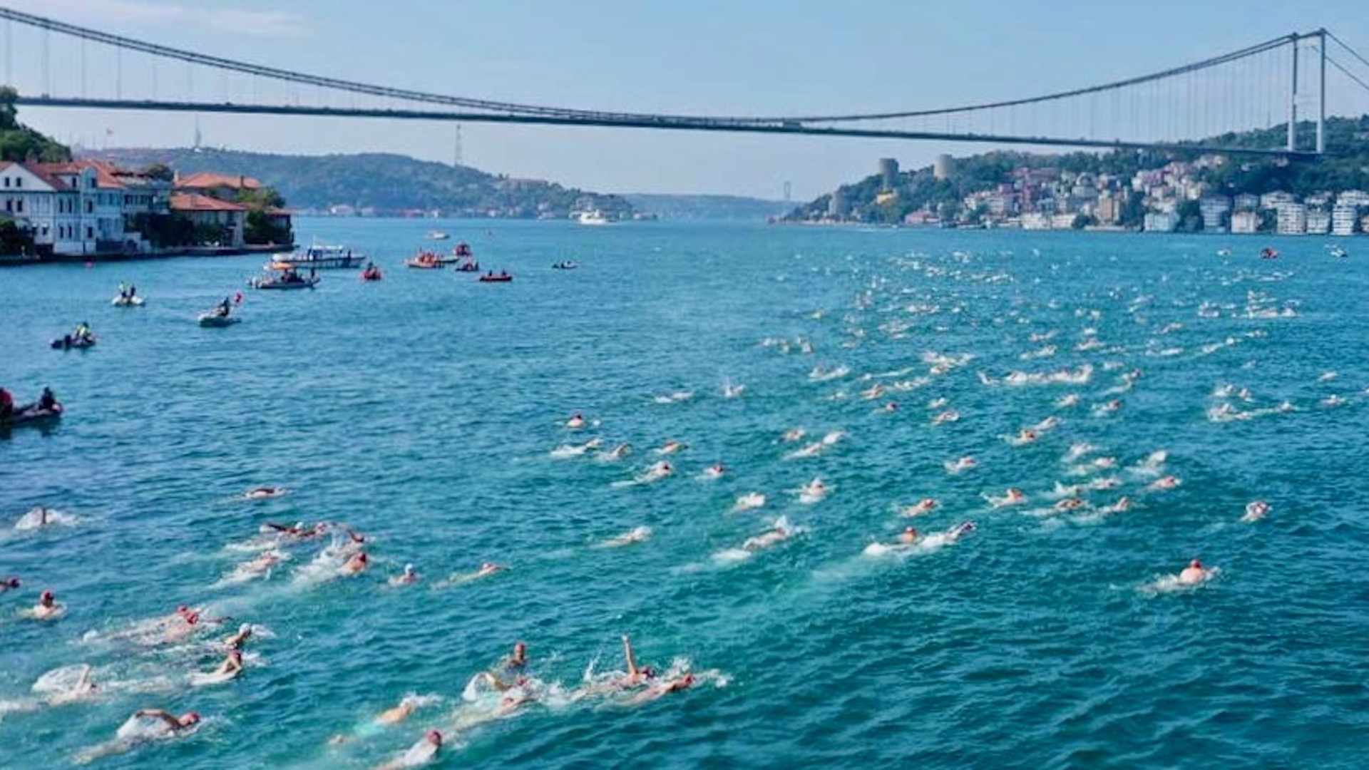 Boğaziçi yüzme kampı simülasyon antrenmanı